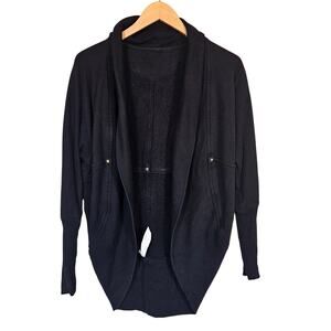 Wilfred Aritzia Diderot Sweater Open Cocoon Cardigan Dolman Sleeve Womens Size S